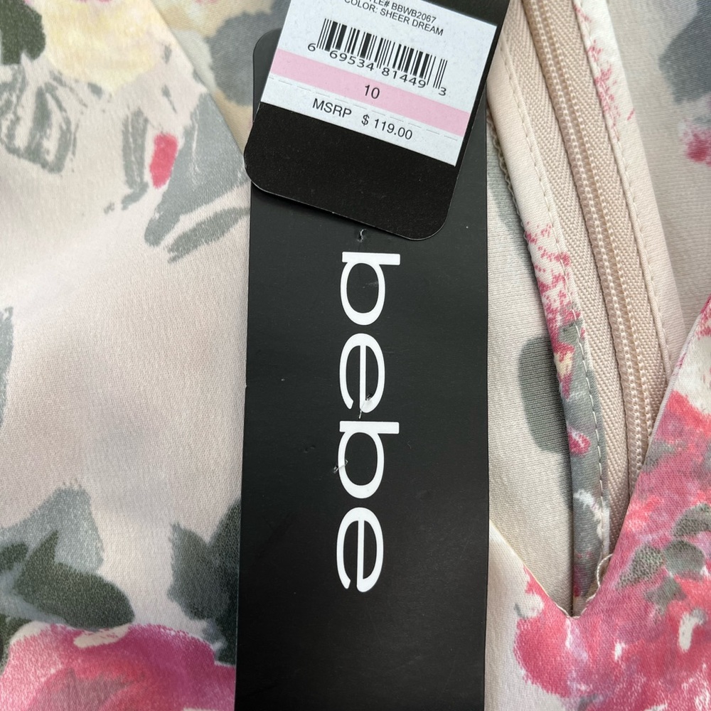 BEBE SATIN JUMPER ROMPER - Picture 7 of 9
